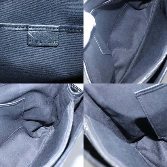 CELINE C Macadam Canvas Hand Bag Black - Picture 11 of 12